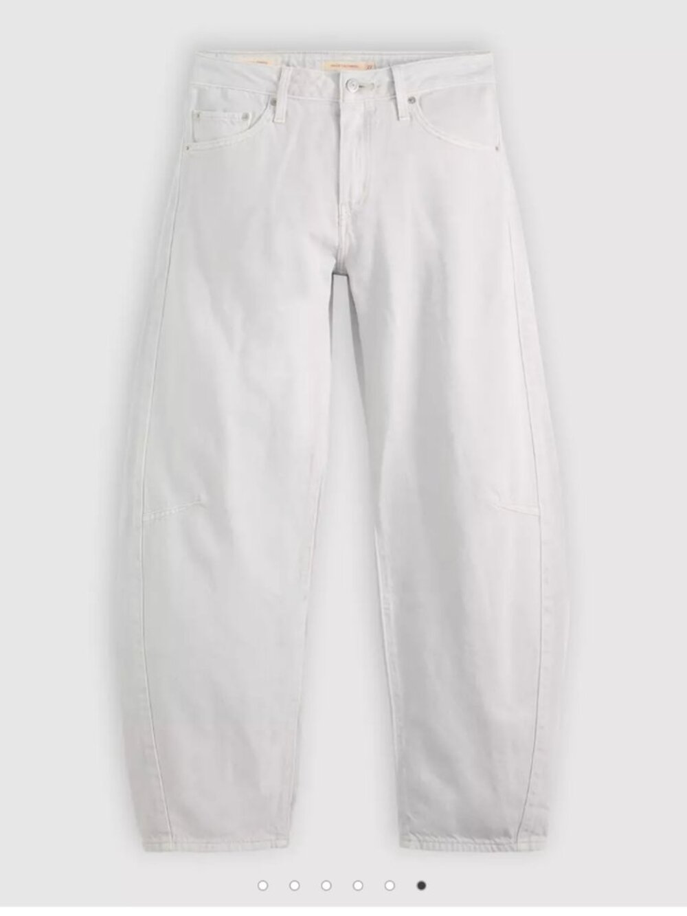 Levi's Light Gray Wide Leg Jeans - Picture 2 of 10